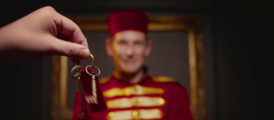 A set of keys handed to the bellhop